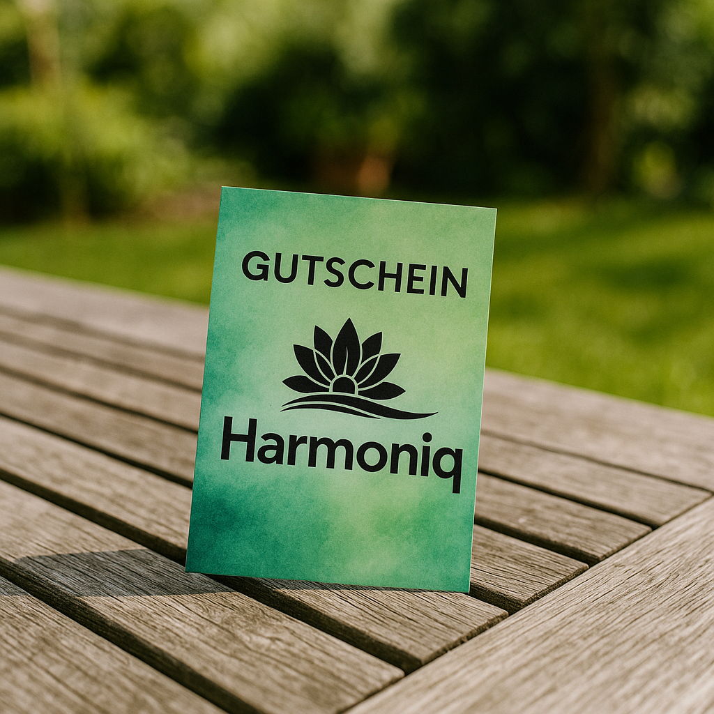 Harmoniq Geschenkgutschein – Schenke nachhaltigen Stil!