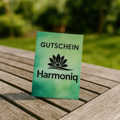 Harmoniq Geschenkgutschein – Schenke nachhaltigen Stil!