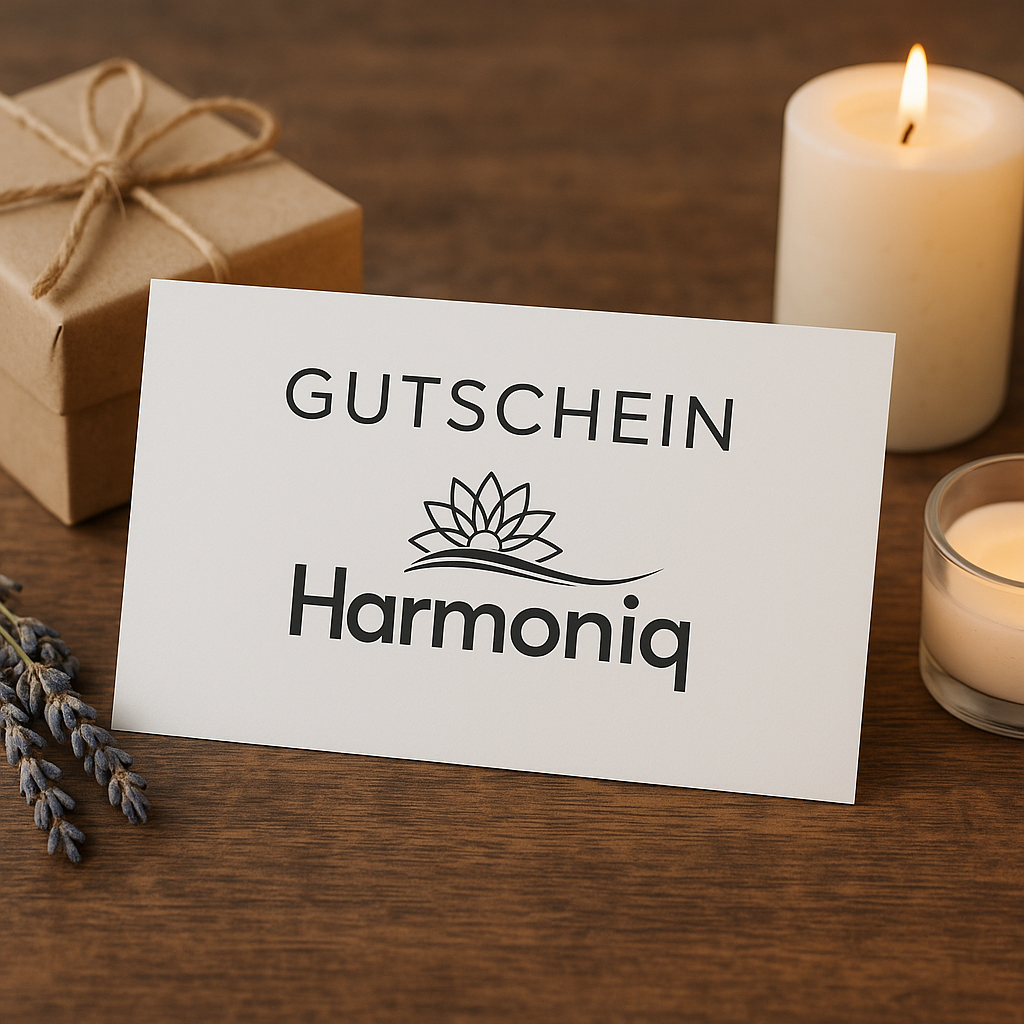 Harmoniq Geschenkgutschein – Schenke nachhaltigen Stil!