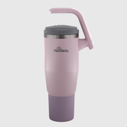 Harmoniq Thermobecher mit 180° Drehgriff und auslaufsicherem Deckel
